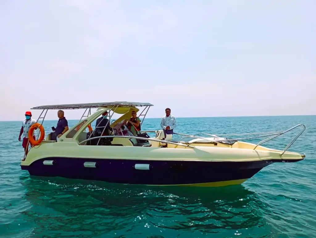 speed boat whale wathicng mirissa